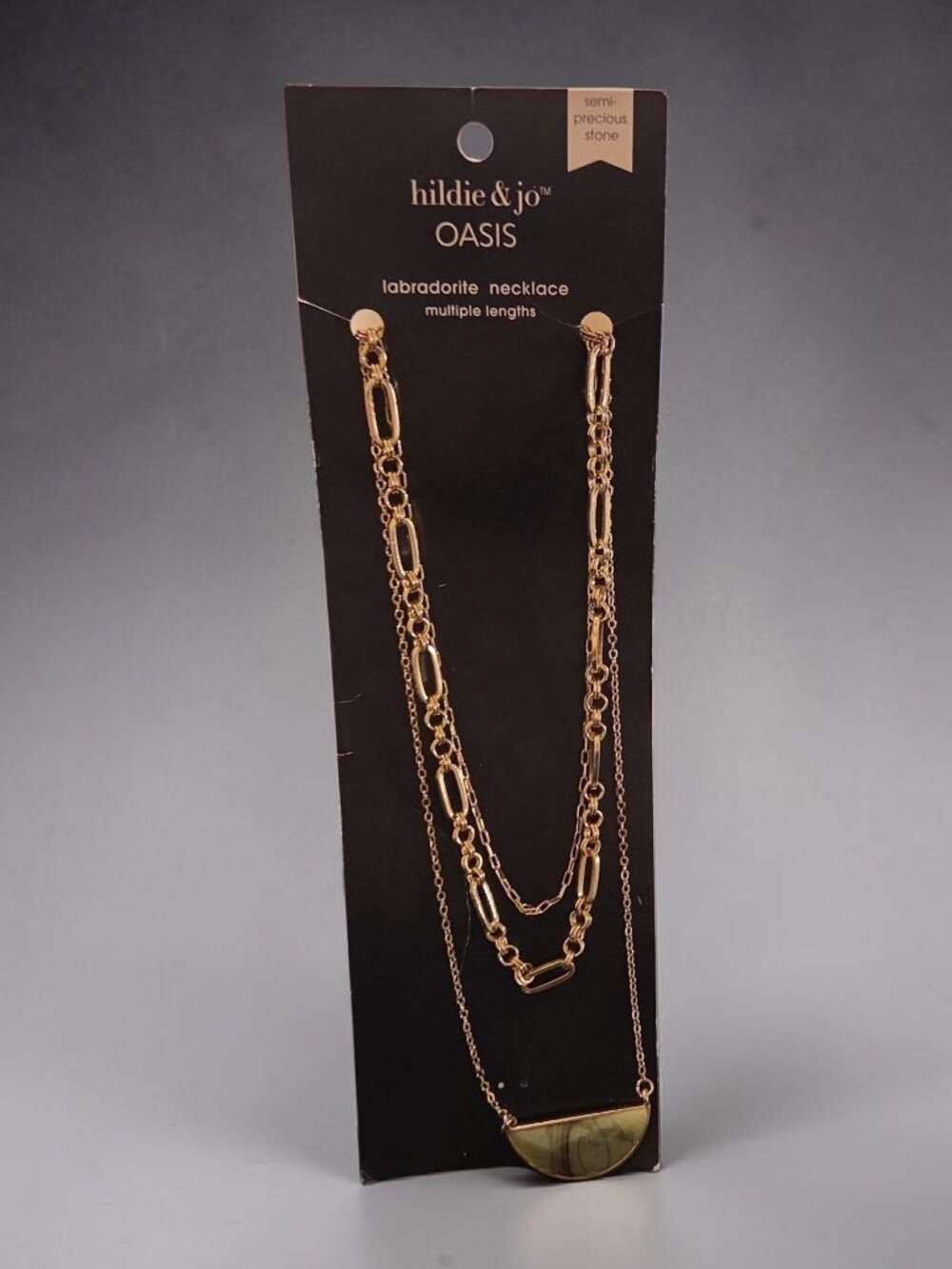 hildie & jo OASIS Multiple Lengths Labradorite Necklace